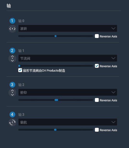 谁知道摇杆设置好了  还是反向不对-4916 