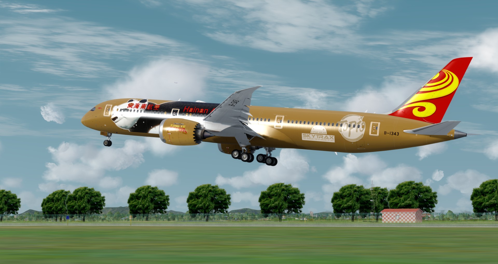 P3D V4 789 Hainan Airlines ZBAA-KSEA-534 
