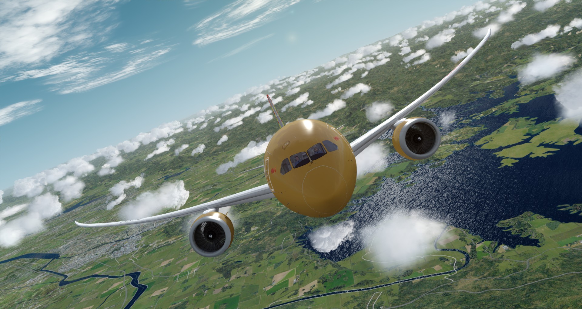 P3D V4 789 Hainan Airlines ZBAA-KSEA-1354 