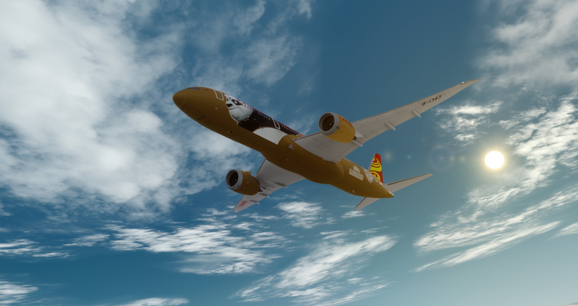 P3D V4 789 Hainan Airlines ZBAA-KSEA-6748 
