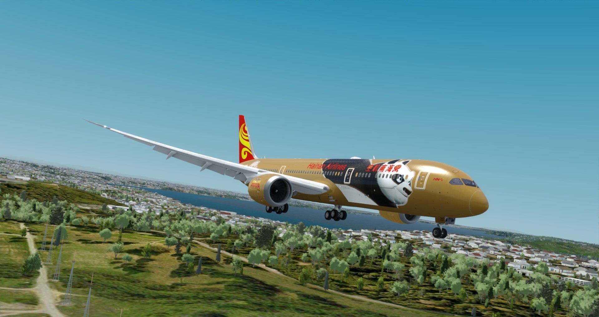 P3D V4 789 Hainan Airlines ZBAA-KSEA-3902 