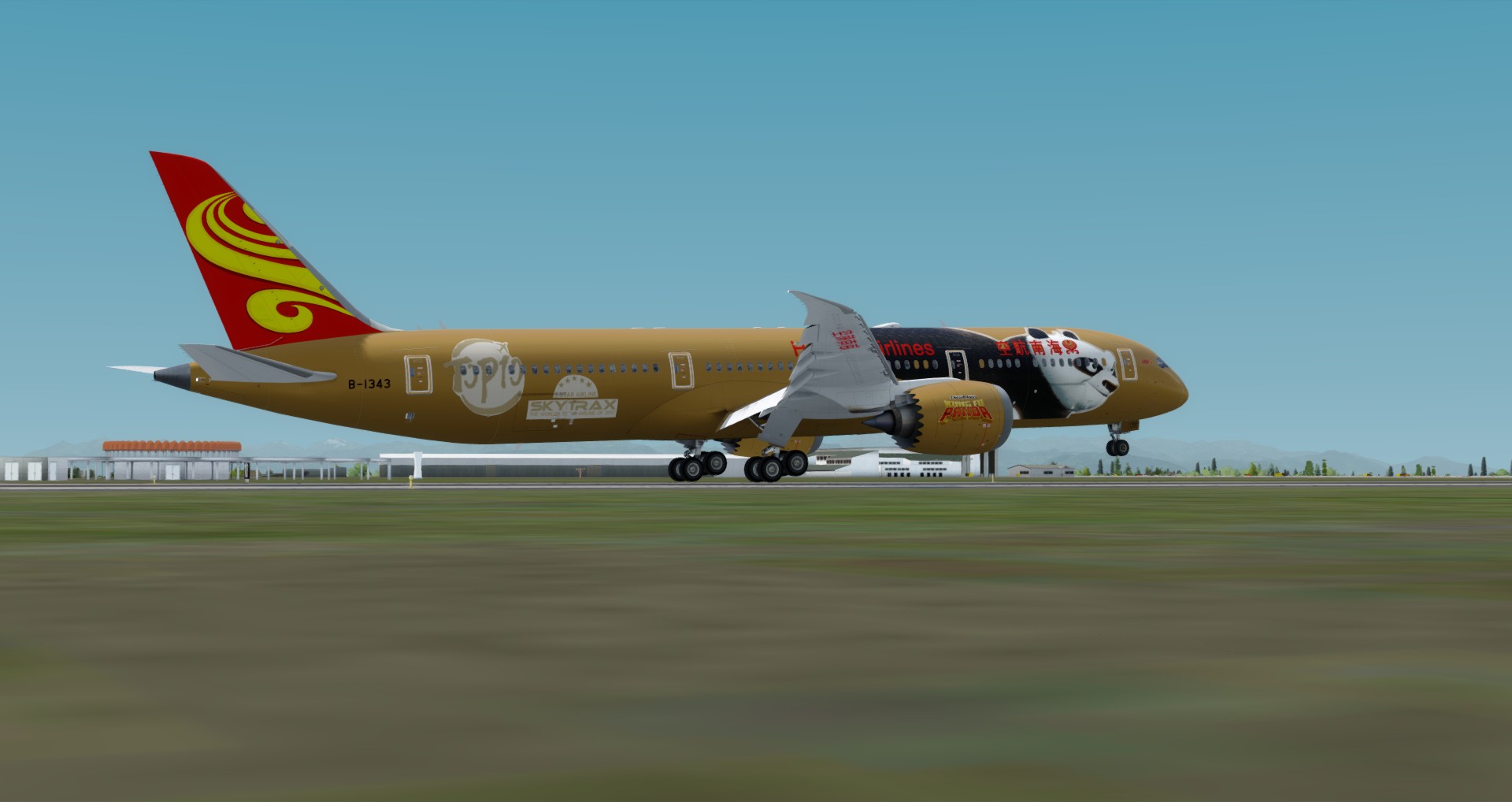 P3D V4 789 Hainan Airlines ZBAA-KSEA-4368 