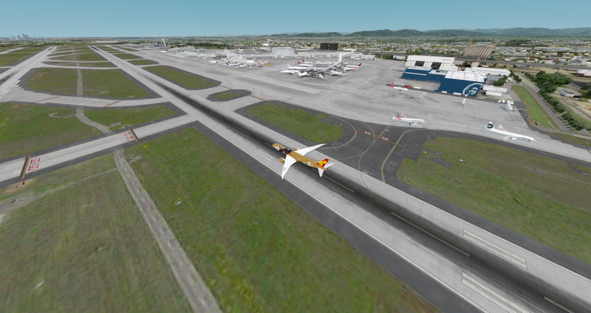 P3D V4 789 Hainan Airlines ZBAA-KSEA-6770 