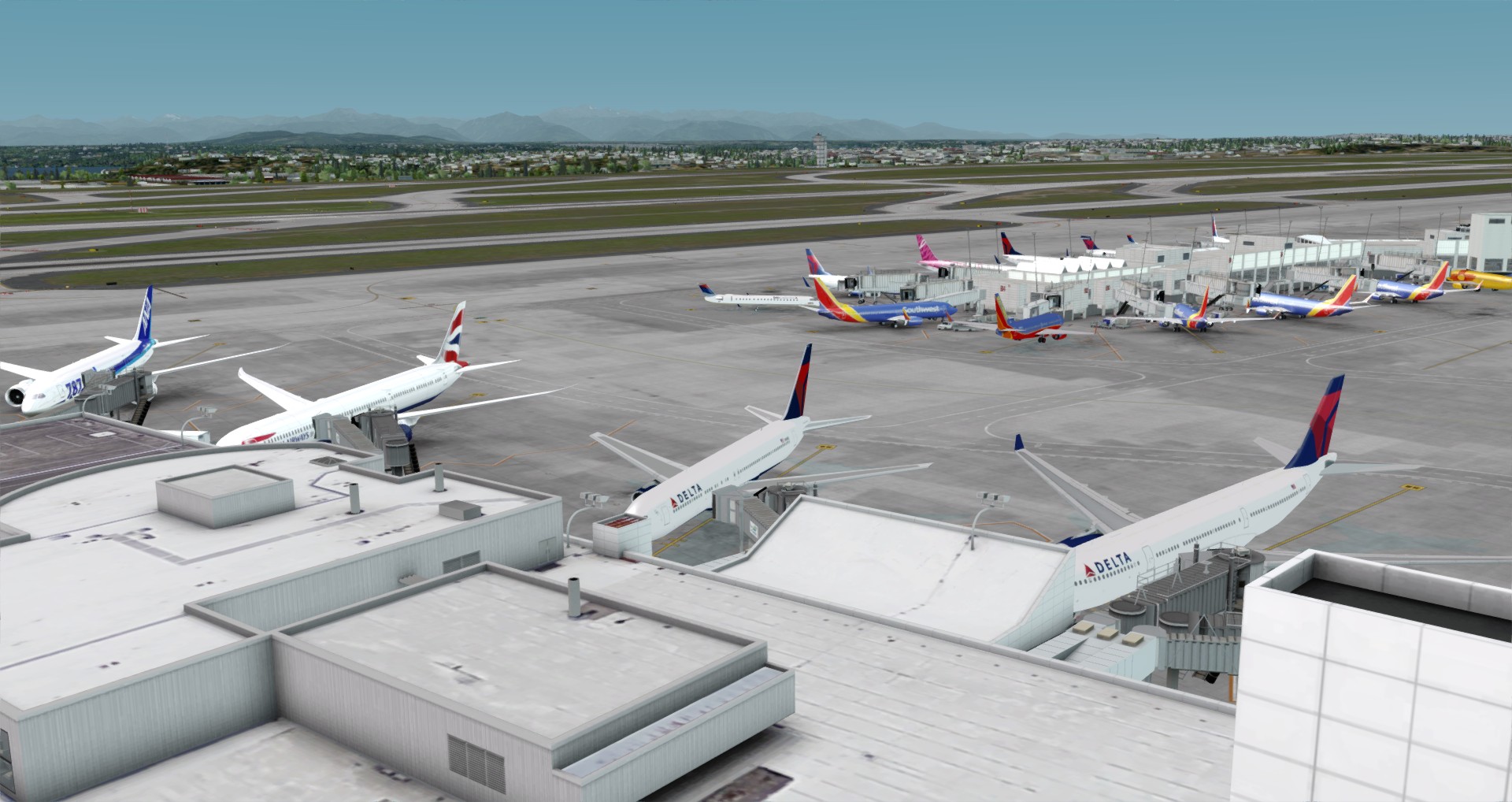 P3D V4 789 Hainan Airlines ZBAA-KSEA-9151 