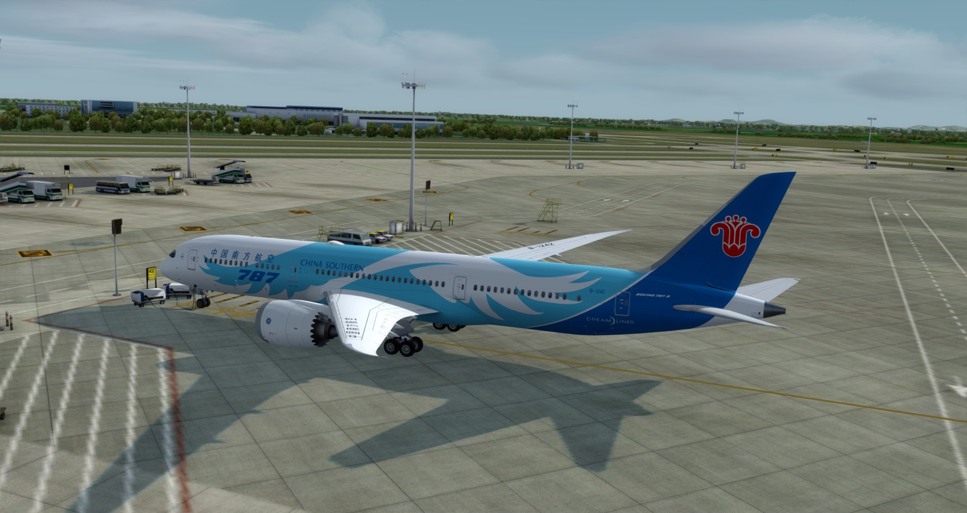 P3D V4 789 China Southern Airlines ZGGG-ZSPD-2041 