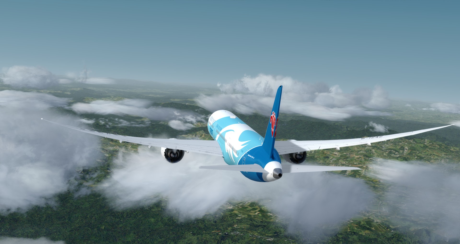 P3D V4 789 China Southern Airlines ZGGG-ZSPD-4871 