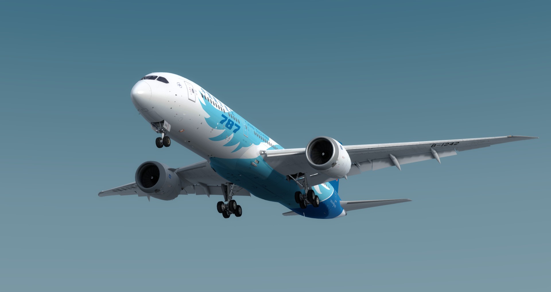 P3D V4 789 China Southern Airlines ZGGG-ZSPD-8273 