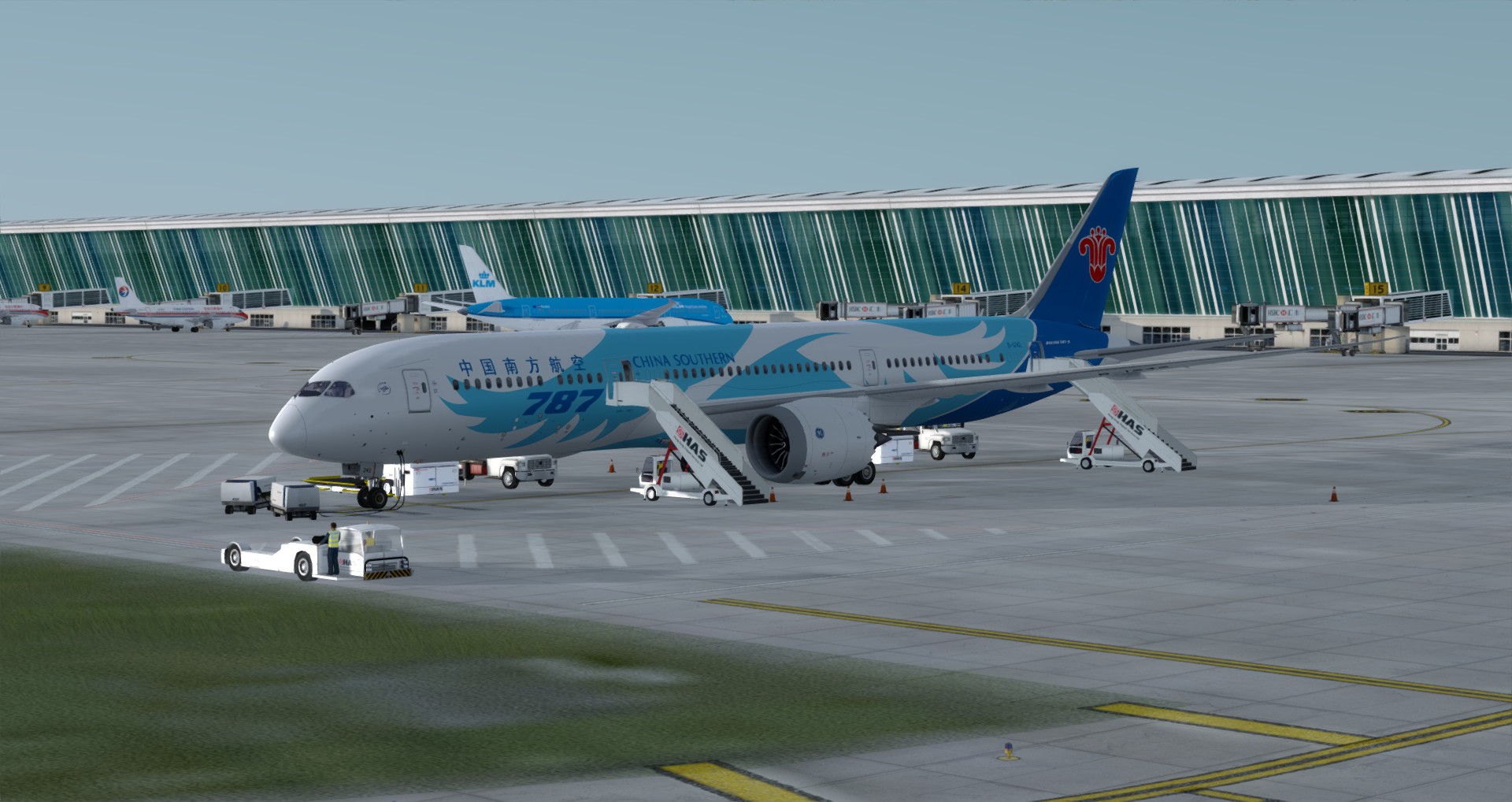 P3D V4 789 China Southern Airlines ZGGG-ZSPD-6228 