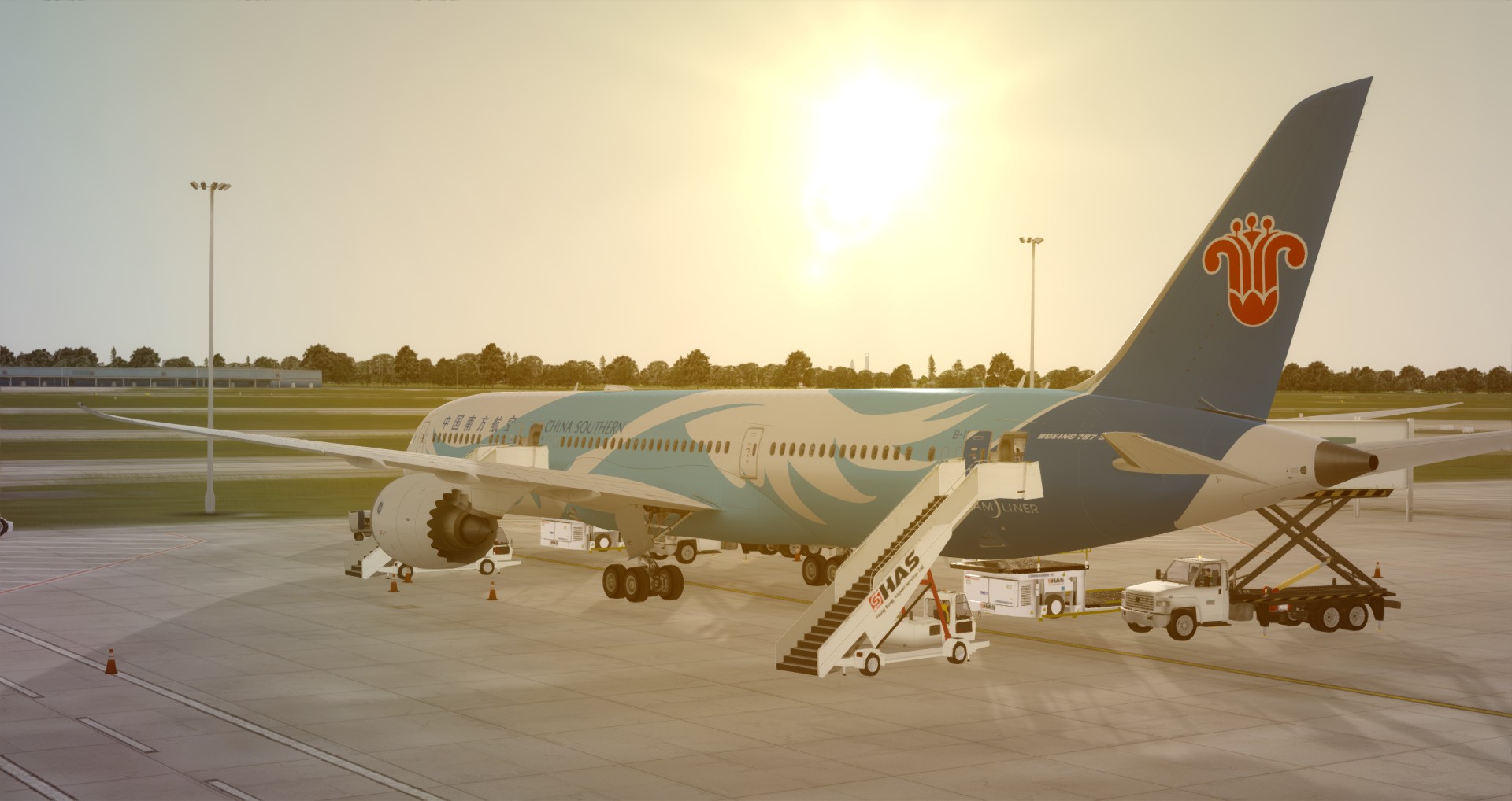 P3D V4 789 China Southern Airlines ZGGG-ZSPD-4831 