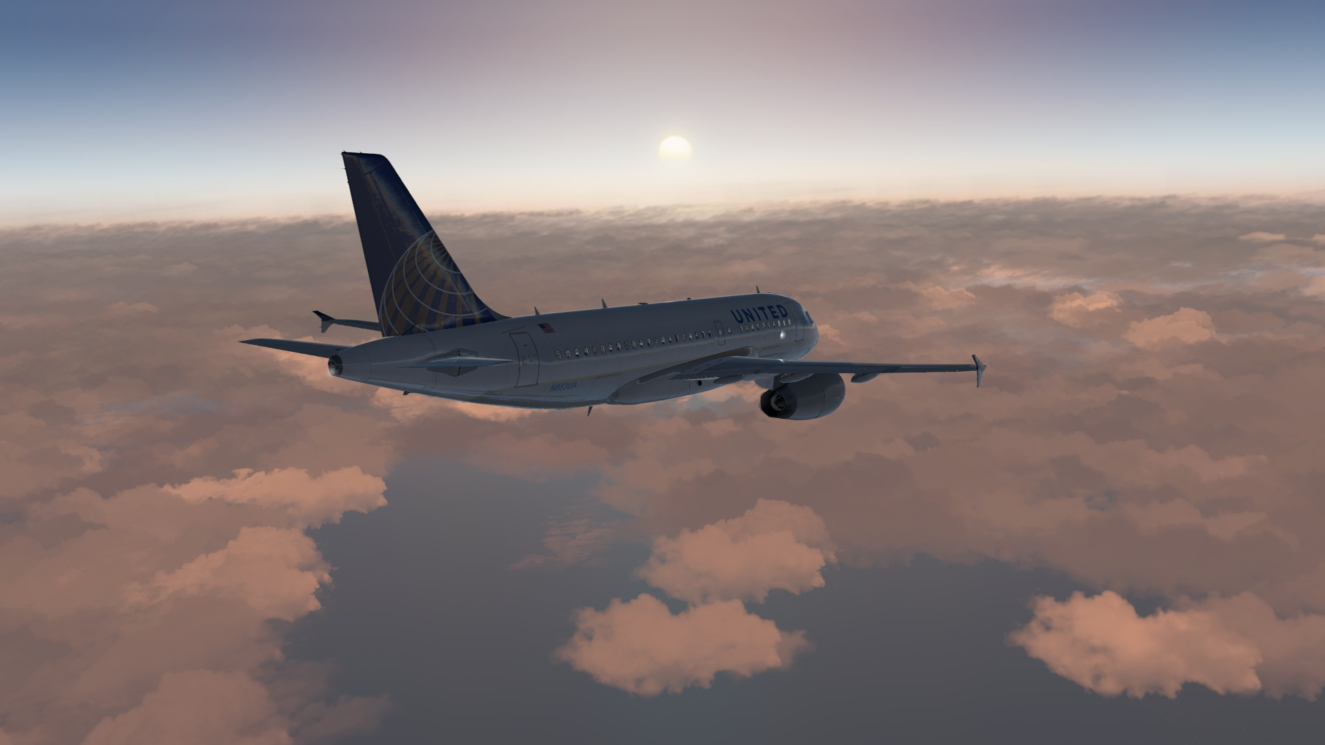 xplane11 空客A319南美航线美图再来-6470 