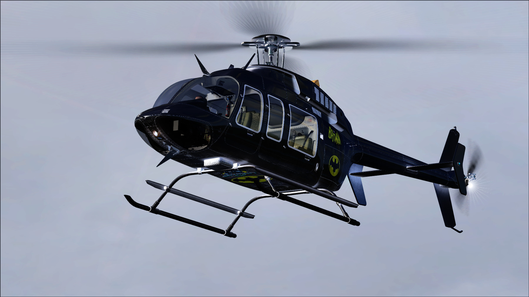 MILVIZ Bell407 蝙蝠侠 （附下载 )-1124 