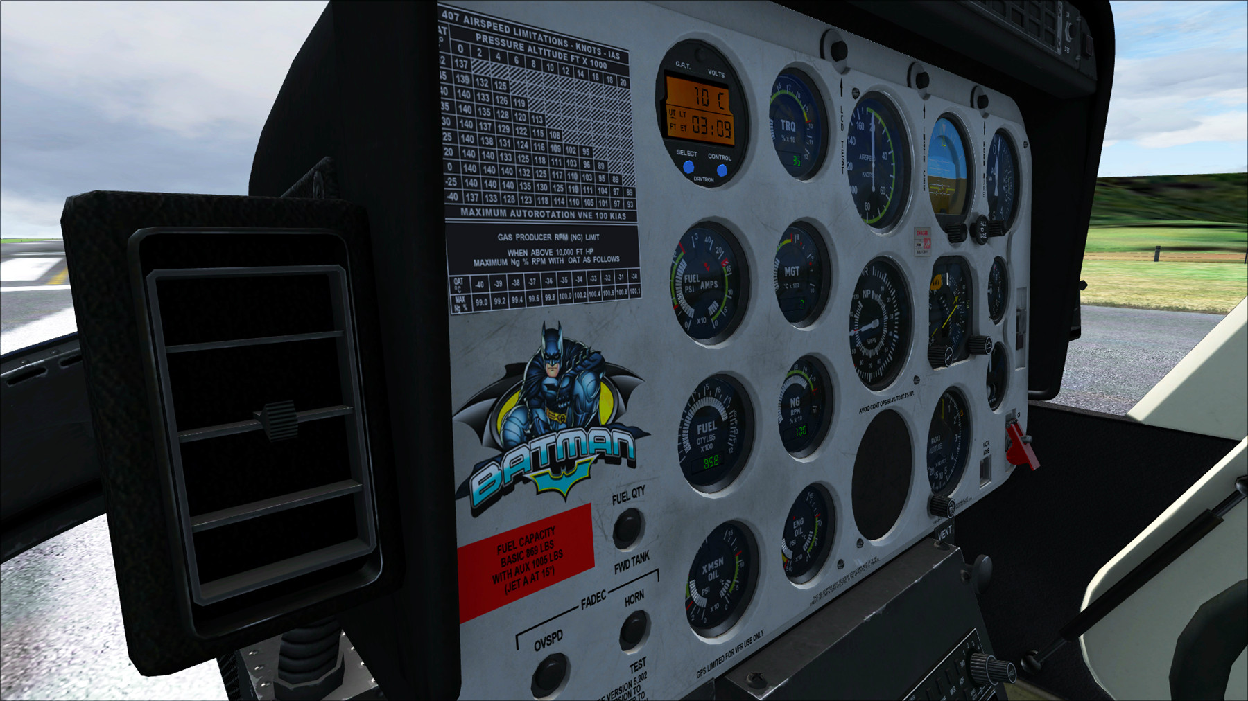 MILVIZ Bell407 蝙蝠侠 （附下载 )-5852 