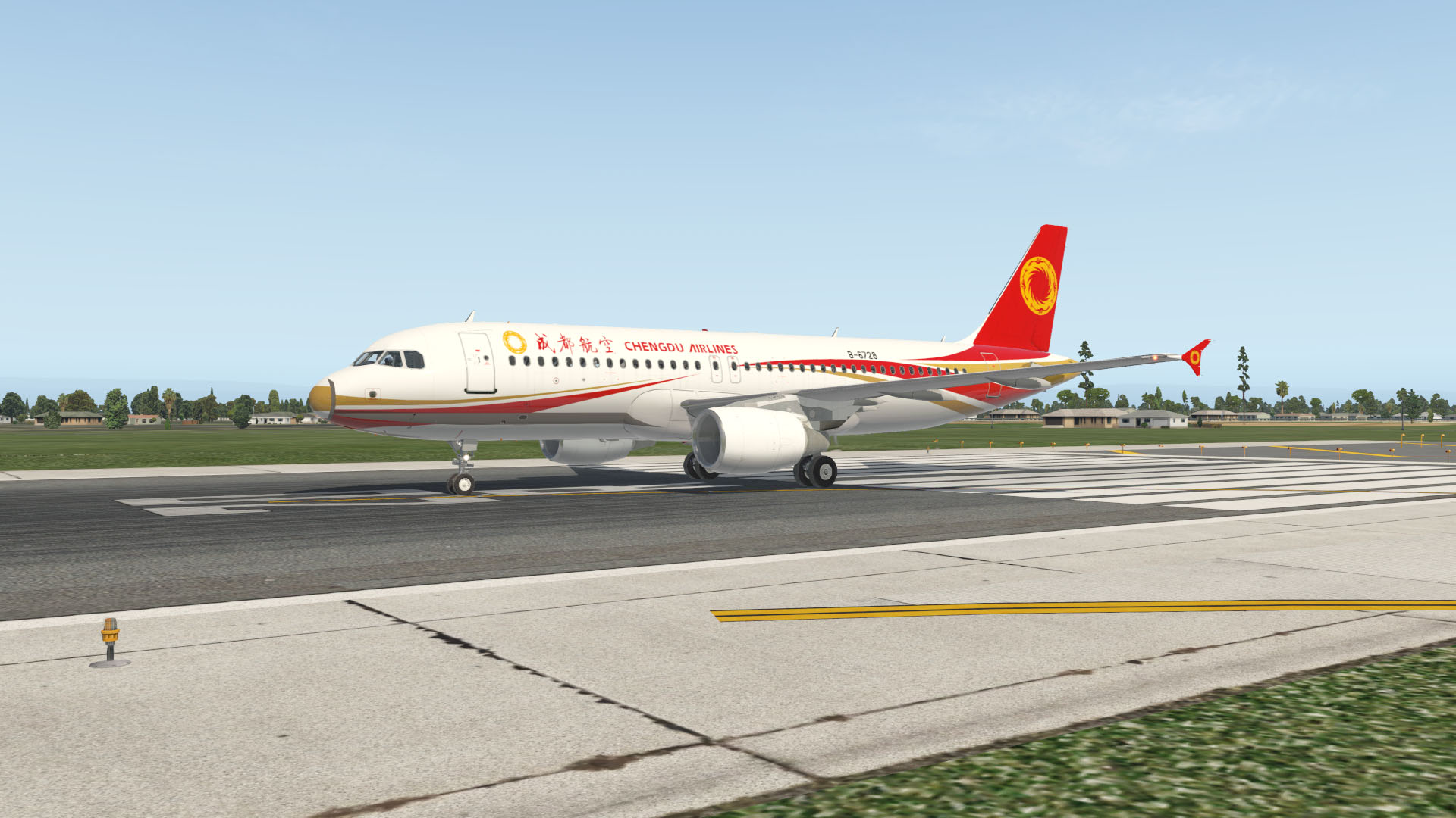 航线FF320 ZUUU成都双流-WSSS 新加坡樟宜-6570 