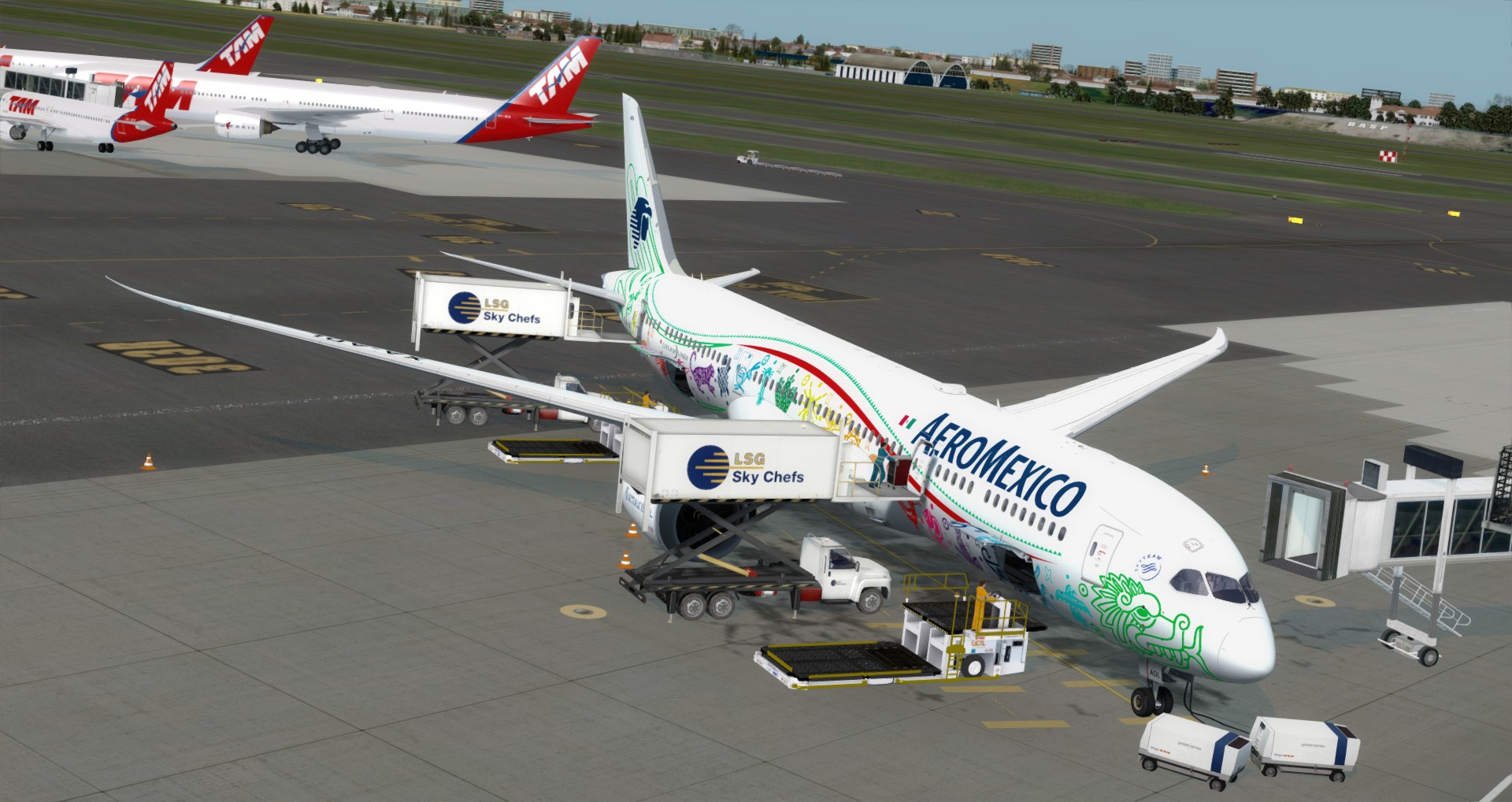P3D V4 789 Mexicana SBGR-LFPG-7465 