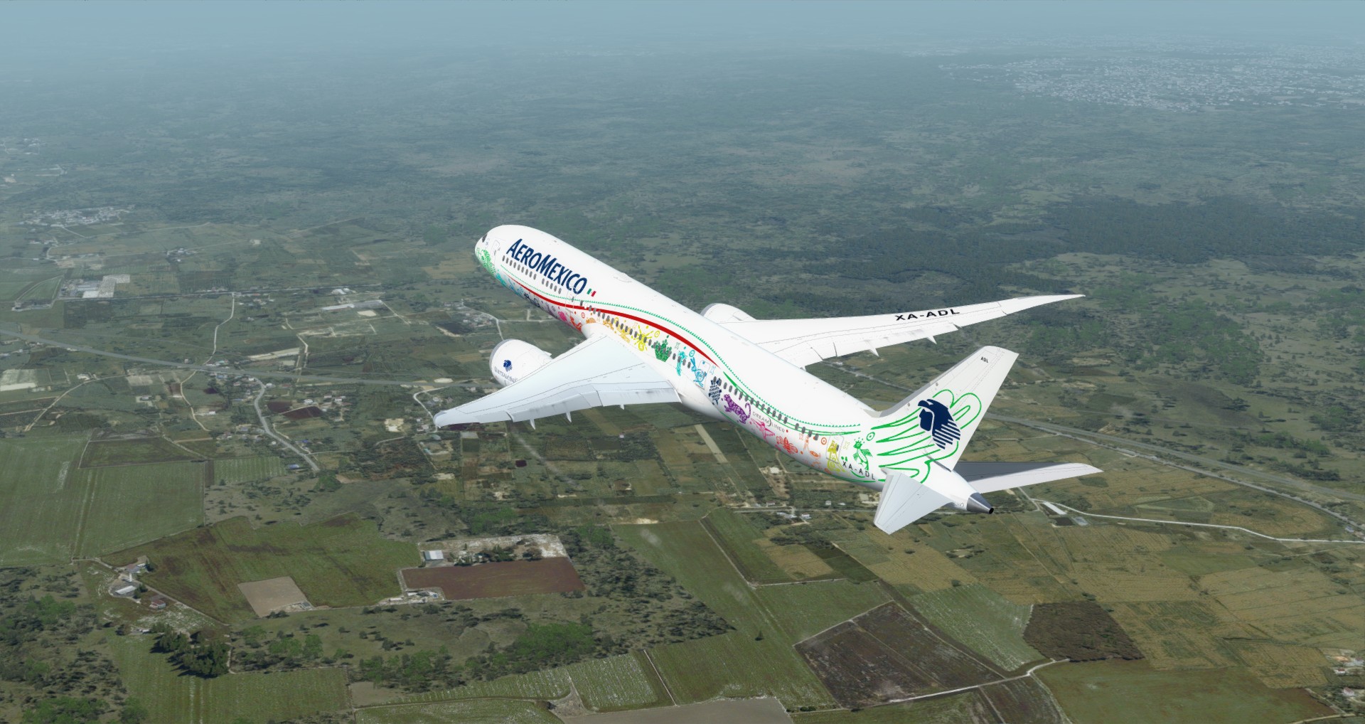 P3D V4 789 Mexicana SBGR-LFPG-2636 