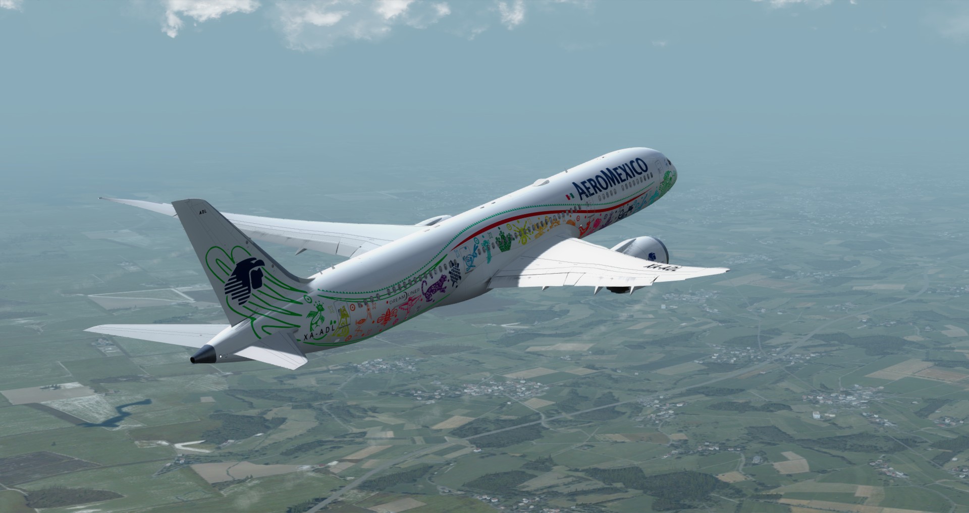 P3D V4 789 Mexicana SBGR-LFPG-7346 