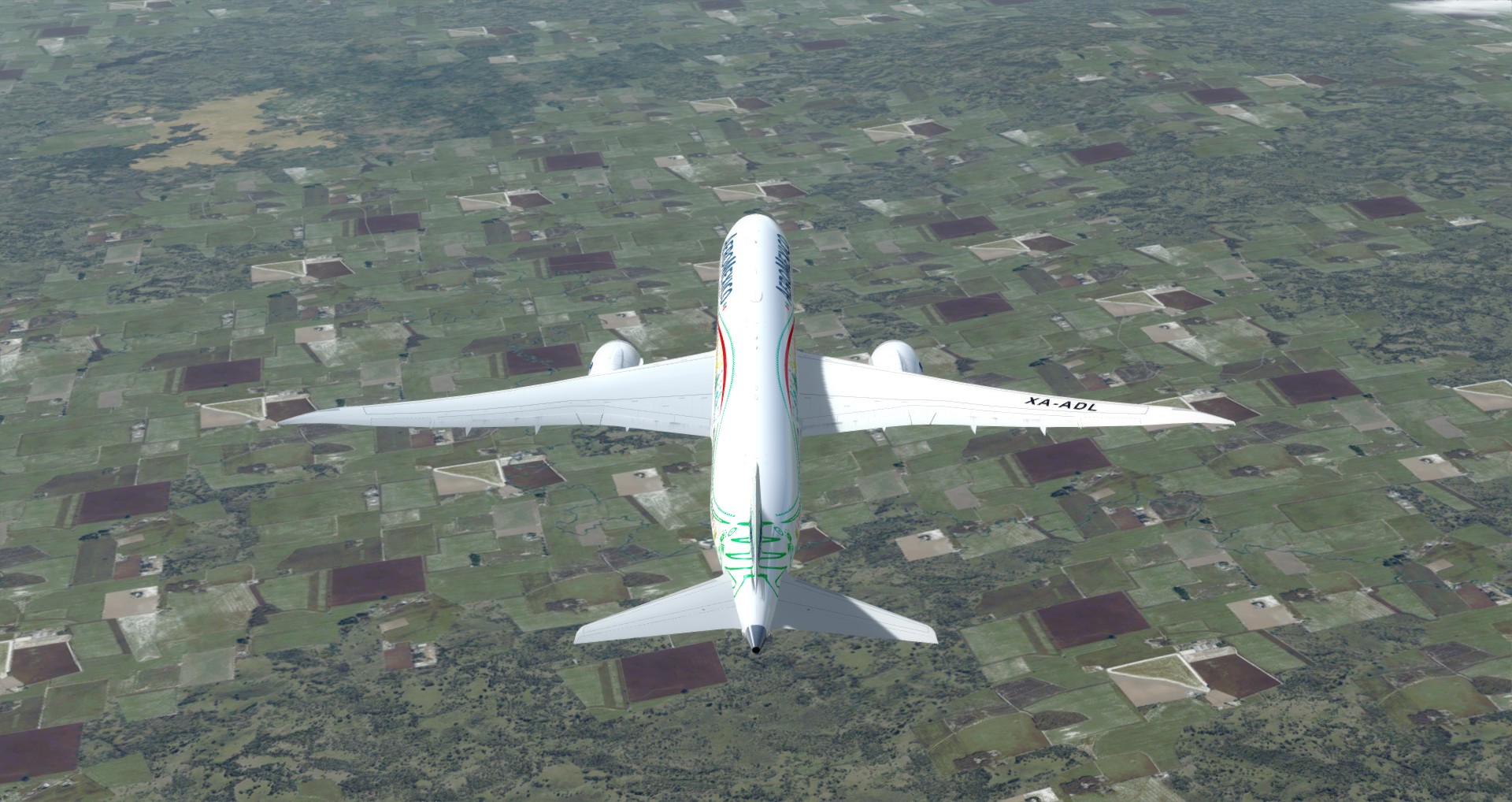 P3D V4 789 Mexicana SBGR-LFPG-4050 