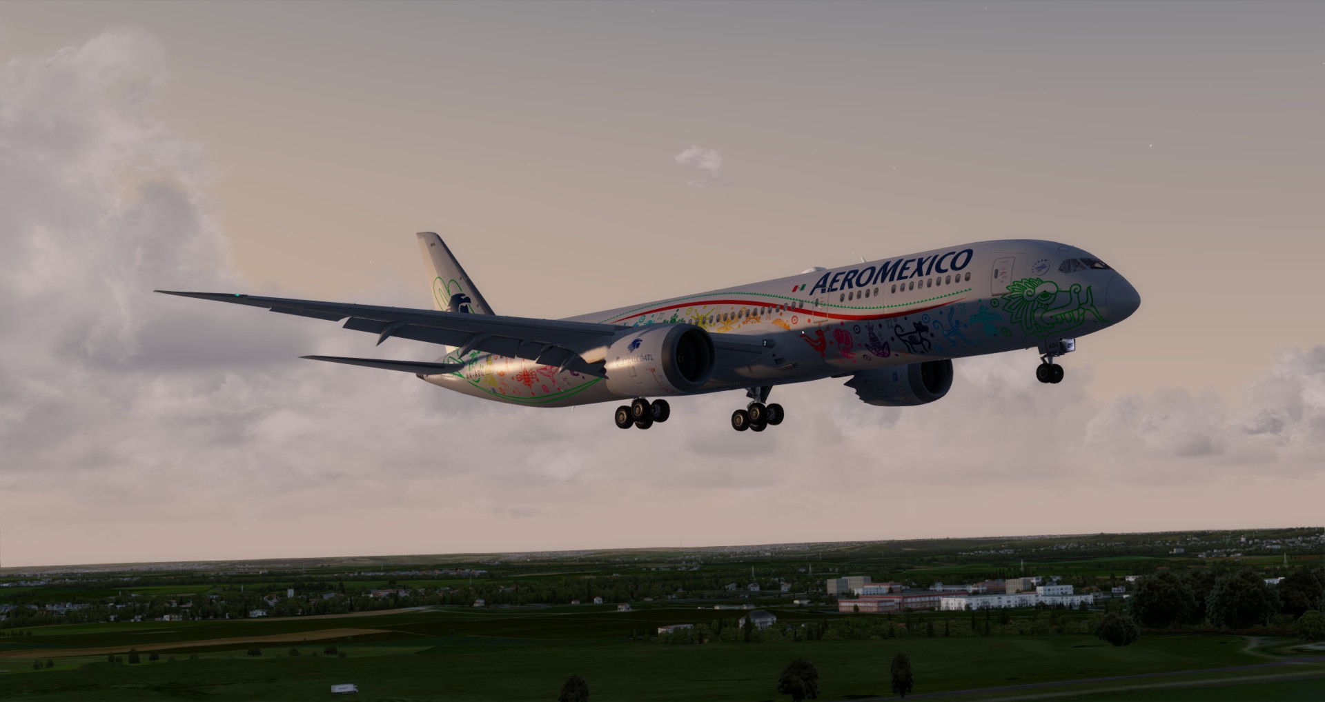 P3D V4 789 Mexicana SBGR-LFPG-5044 