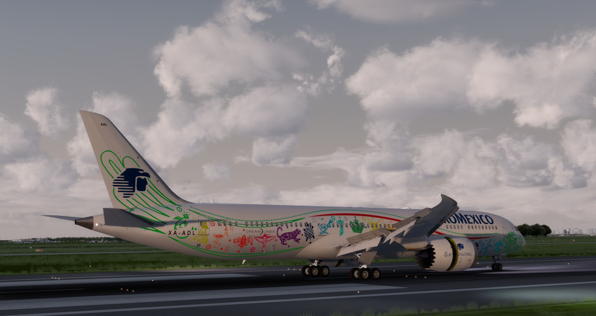 P3D V4 789 Mexicana SBGR-LFPG-676 