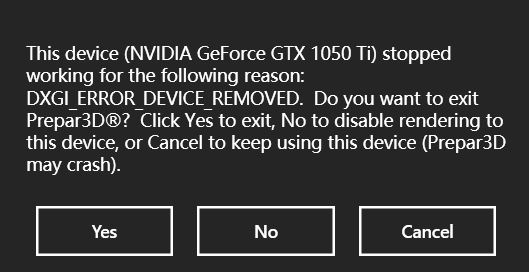 终于解决DXGI_ERROR_DEVICE_REMOVED问题-1055 