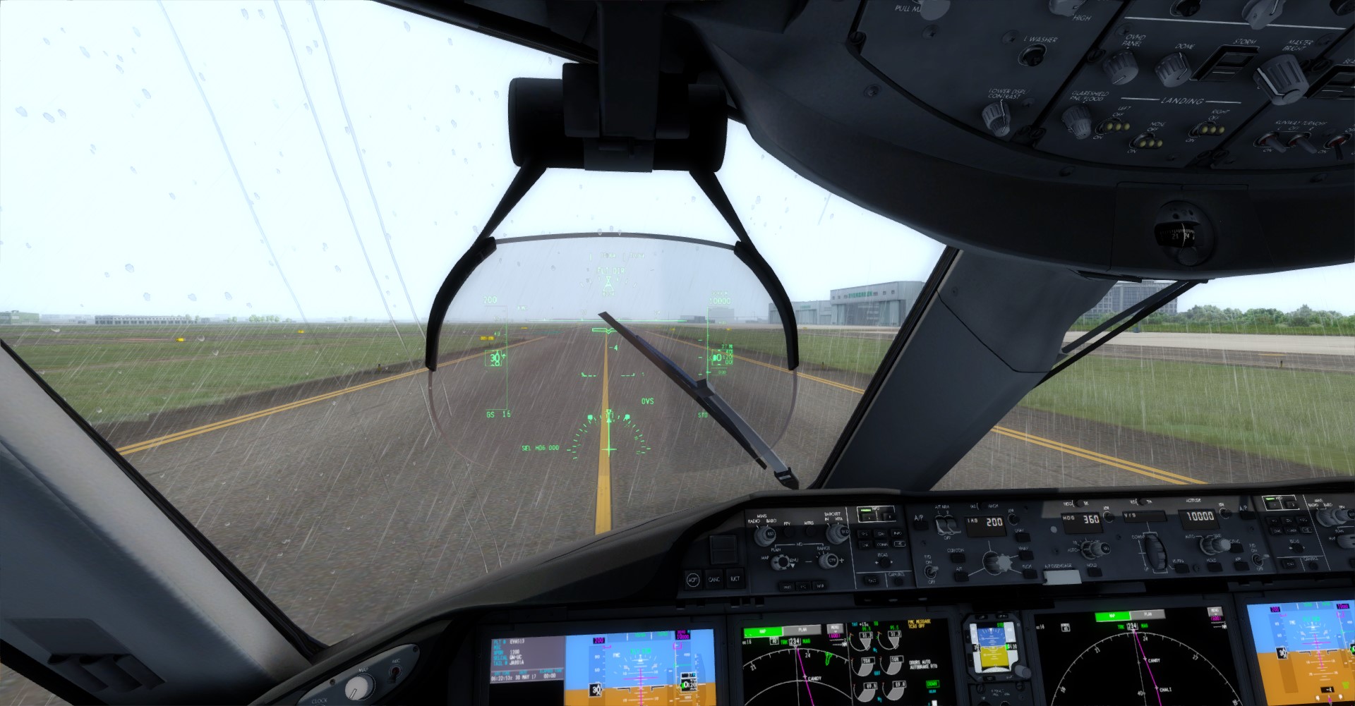 Quality Wings 787  雨天测试-2027 