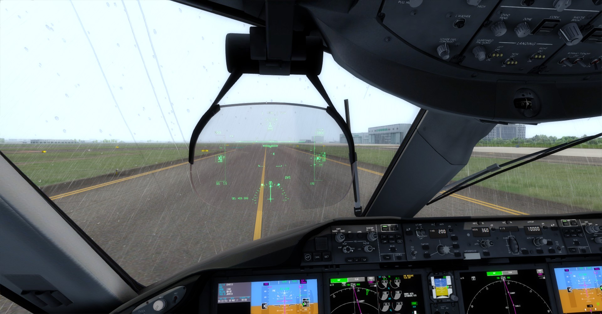 Quality Wings 787  雨天测试-2163 