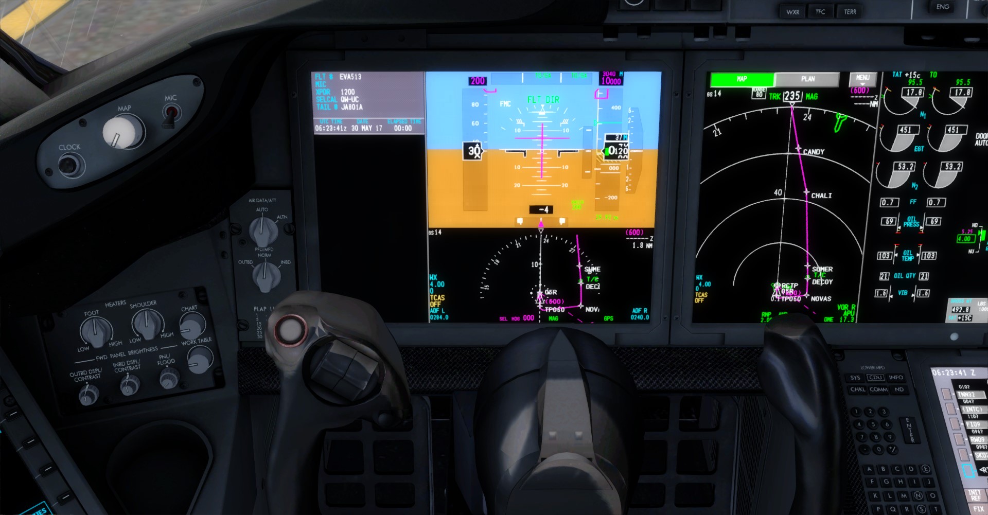 Quality Wings 787  雨天测试-1852 