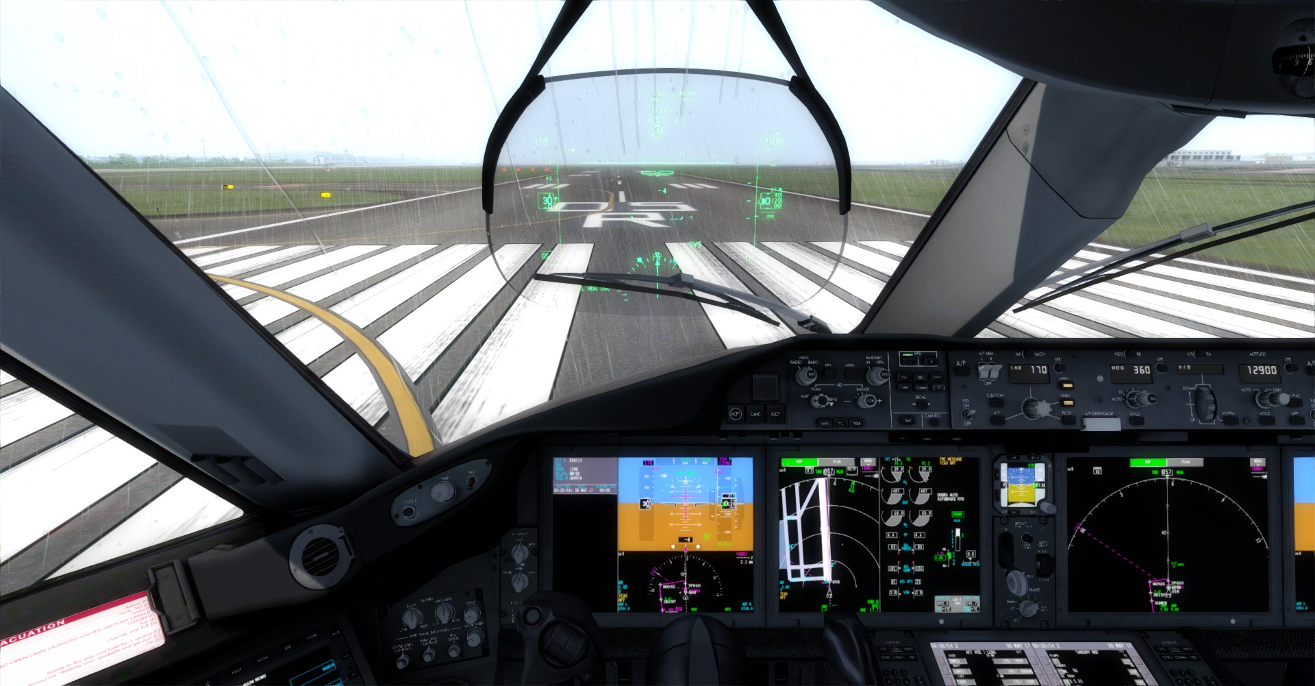 Quality Wings 787  雨天测试-1290 