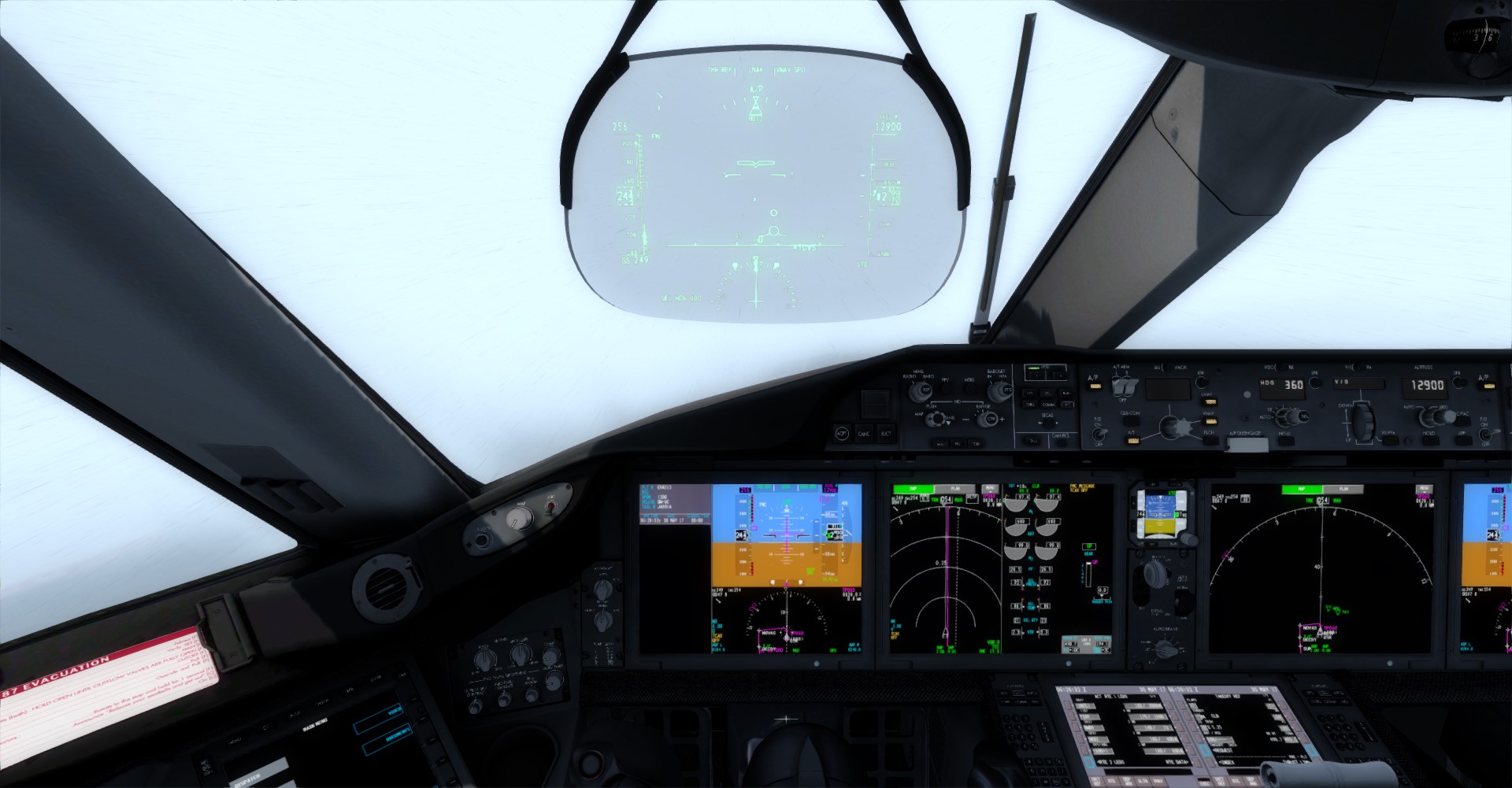 Quality Wings 787  雨天测试-6183 