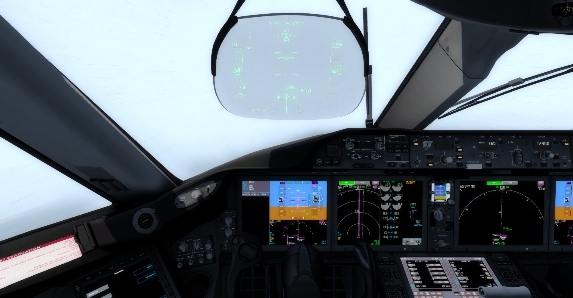Quality Wings 787  雨天测试-4592 