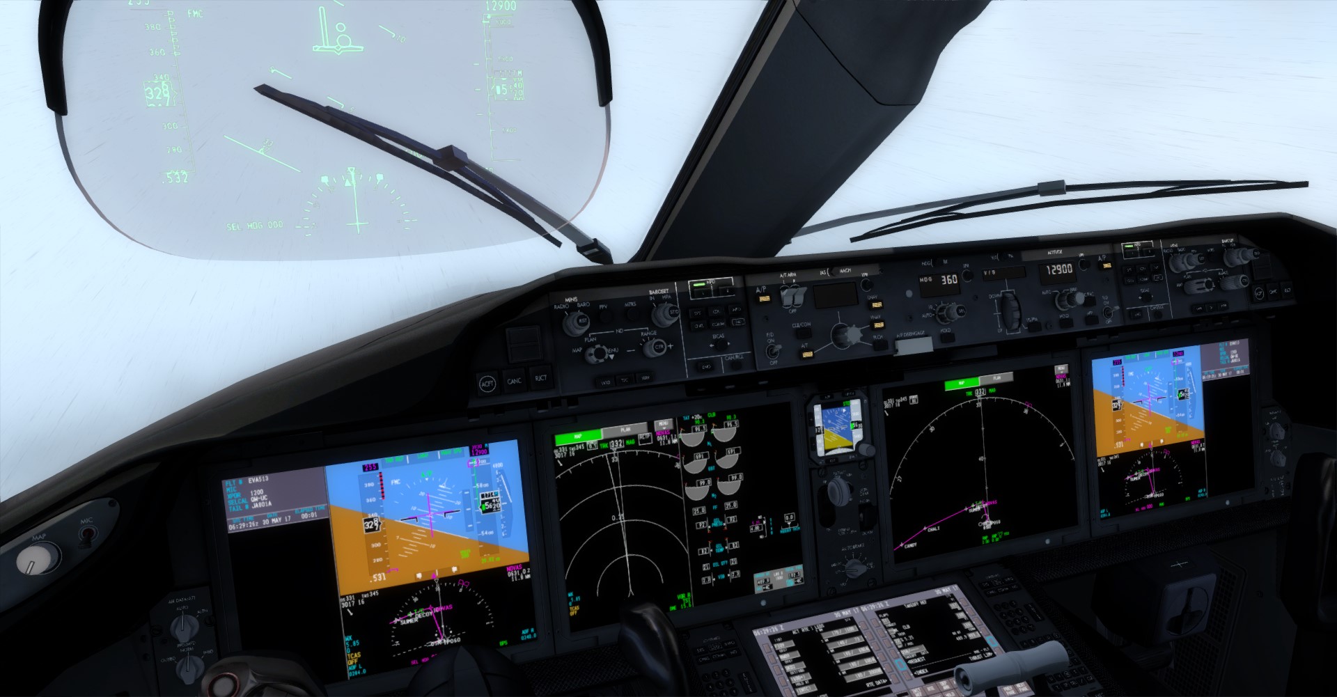 Quality Wings 787  雨天测试-4338 