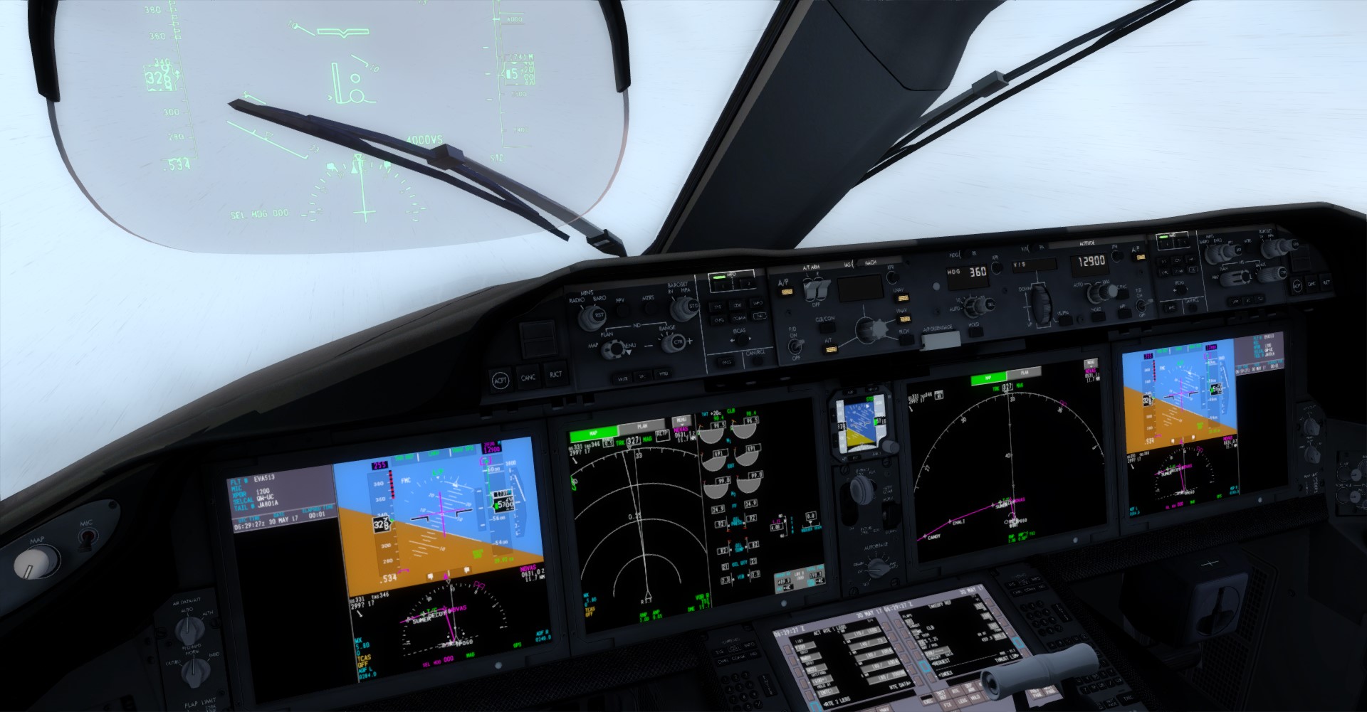 Quality Wings 787  雨天测试-4577 
