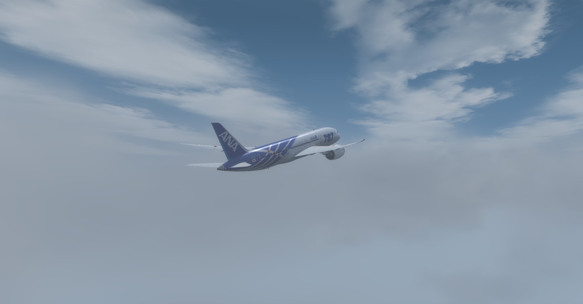 Quality Wings 787  雨天测试-1218 