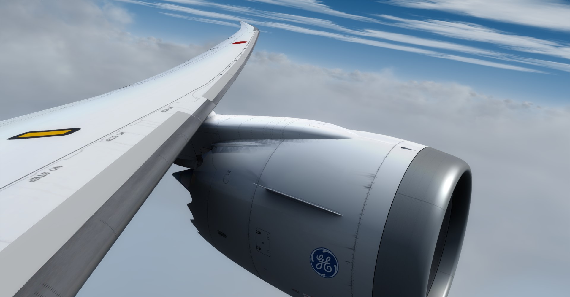 Quality Wings 787  雨天测试-1040 