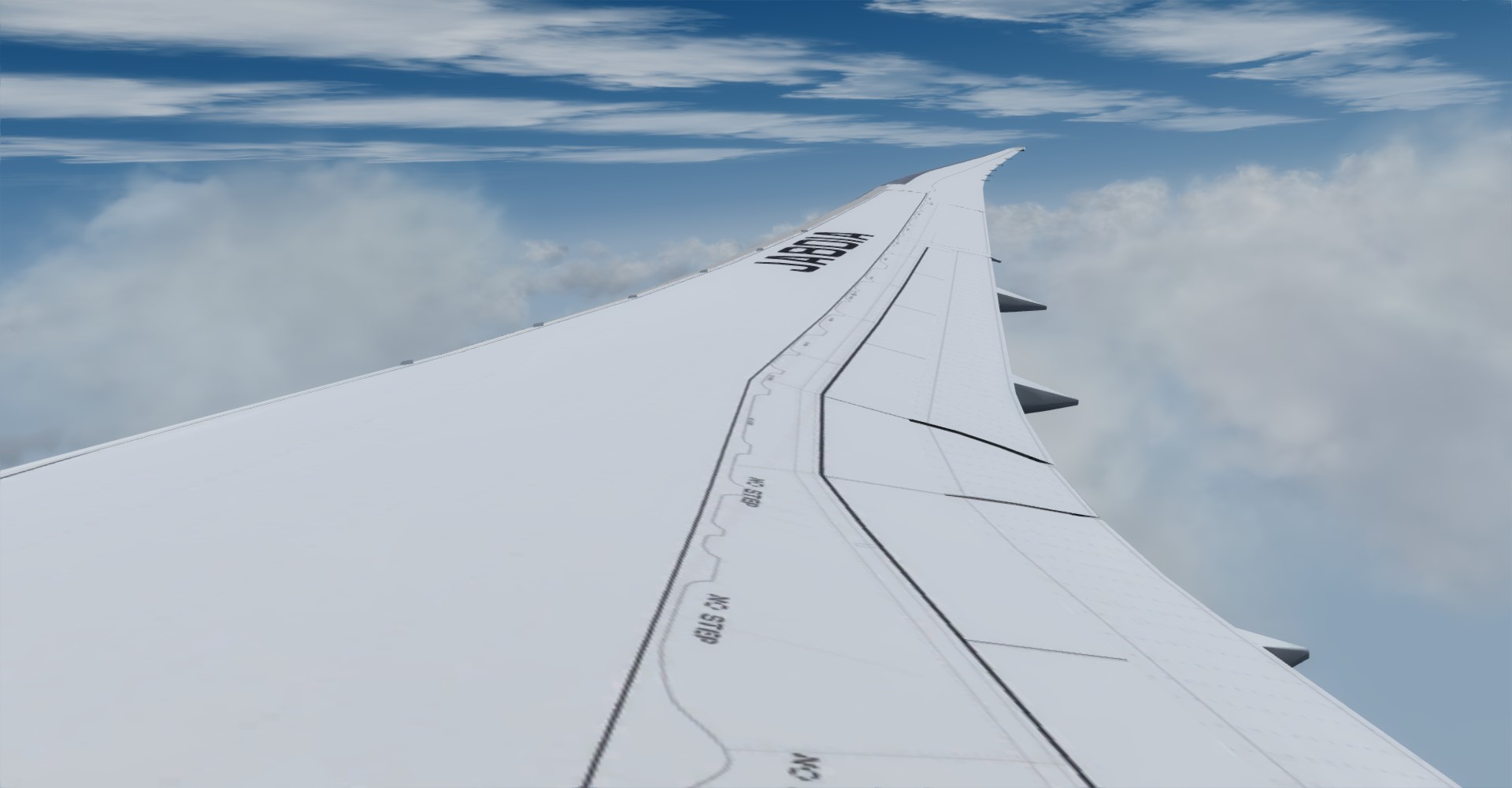 Quality Wings 787  雨天测试-6035 