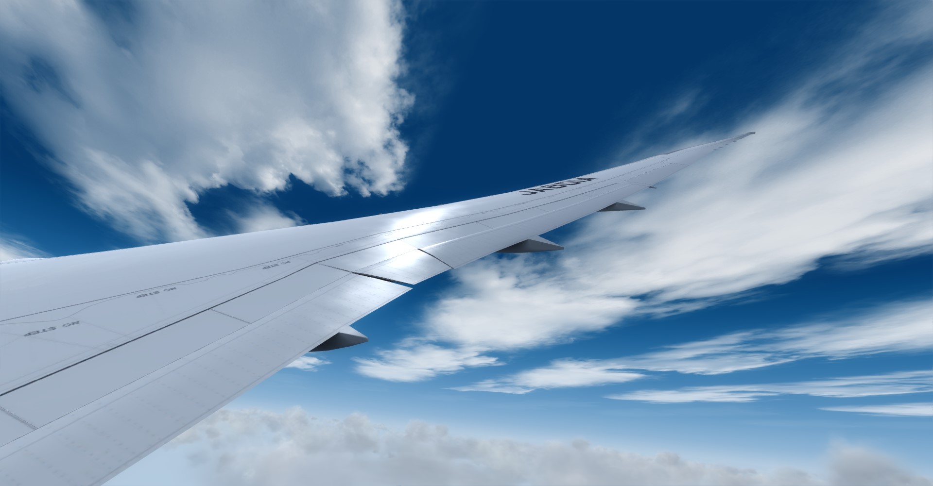 Quality Wings 787  雨天测试-5255 