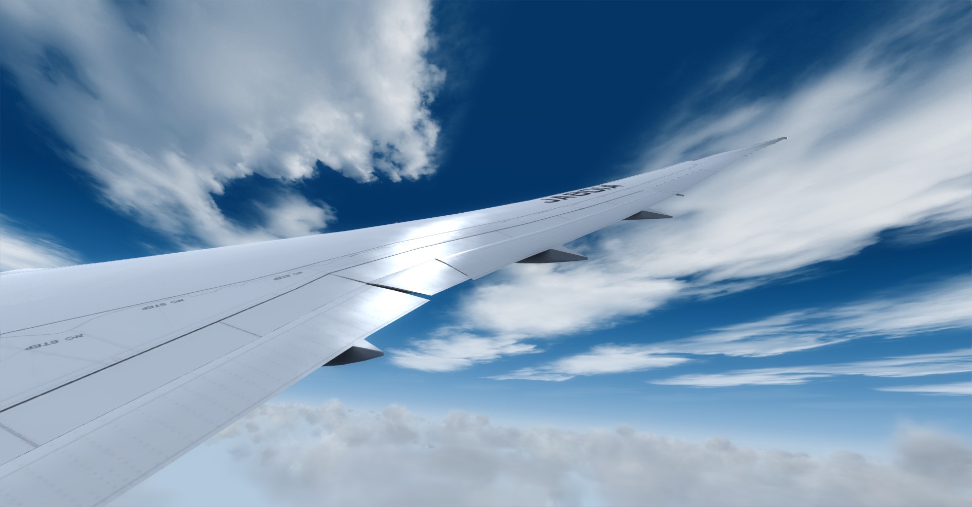 Quality Wings 787  雨天测试-4068 