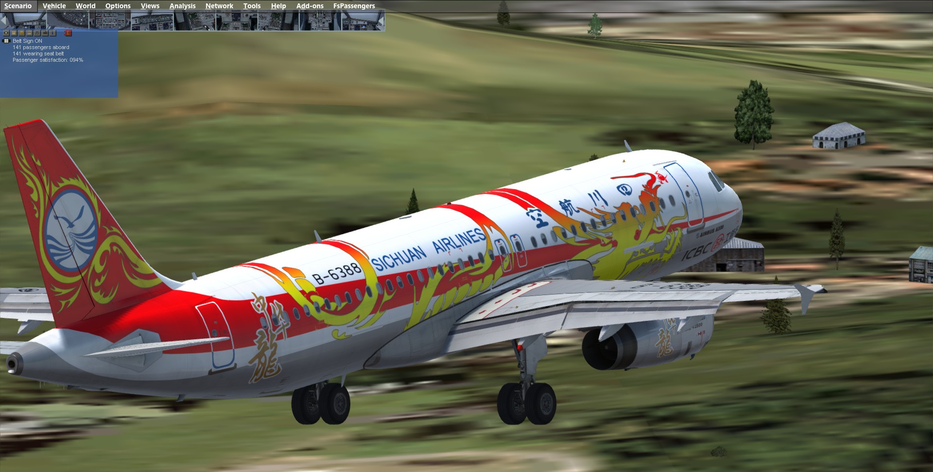 【真实航线】成都双流机场7；25起飞11；25降落泉州晋江机场-6637 