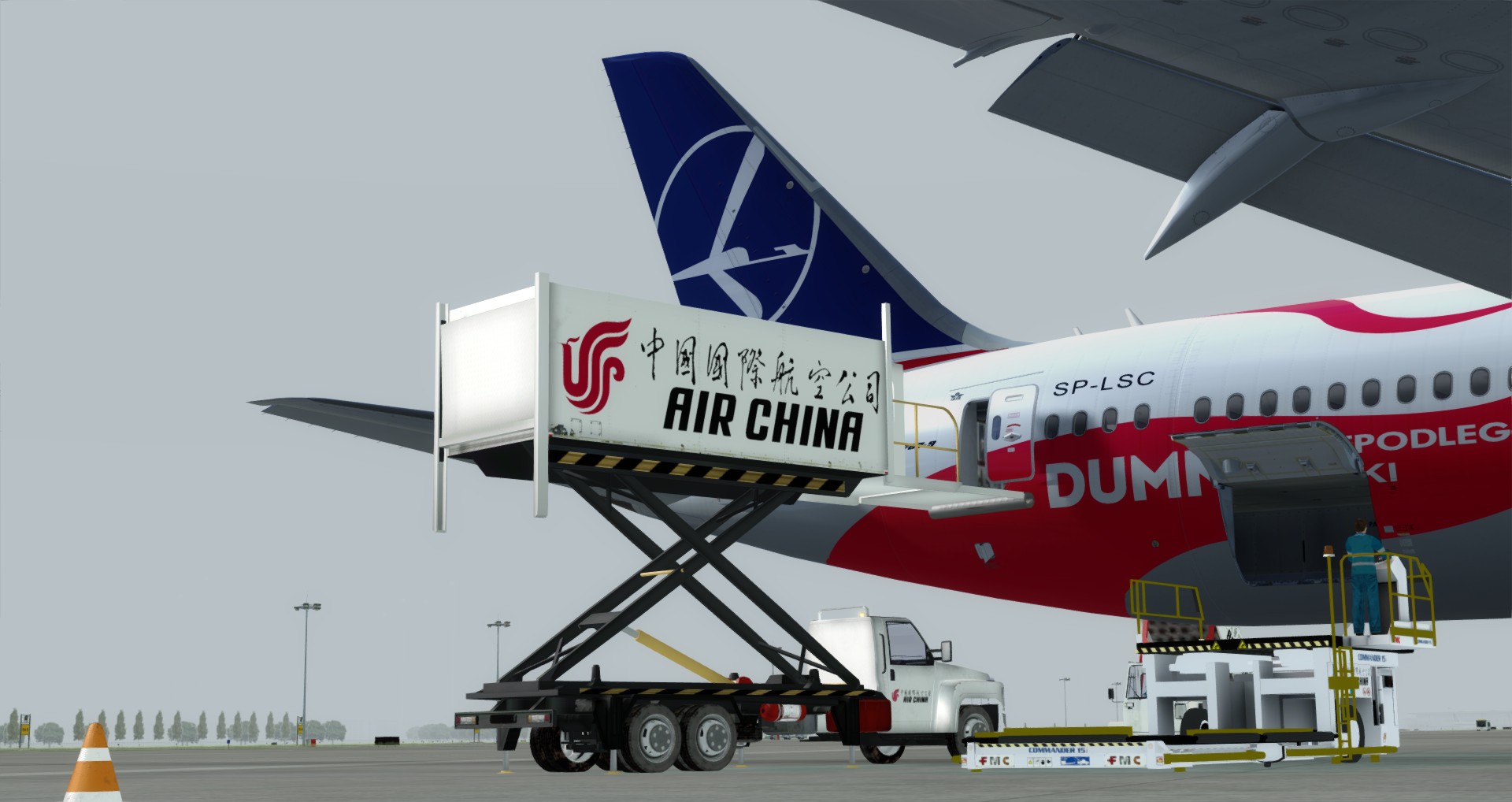 P3D V4 789 LOT EPWA-ZBAA 庆祝波兰独立100周年的纪念涂装-6843 