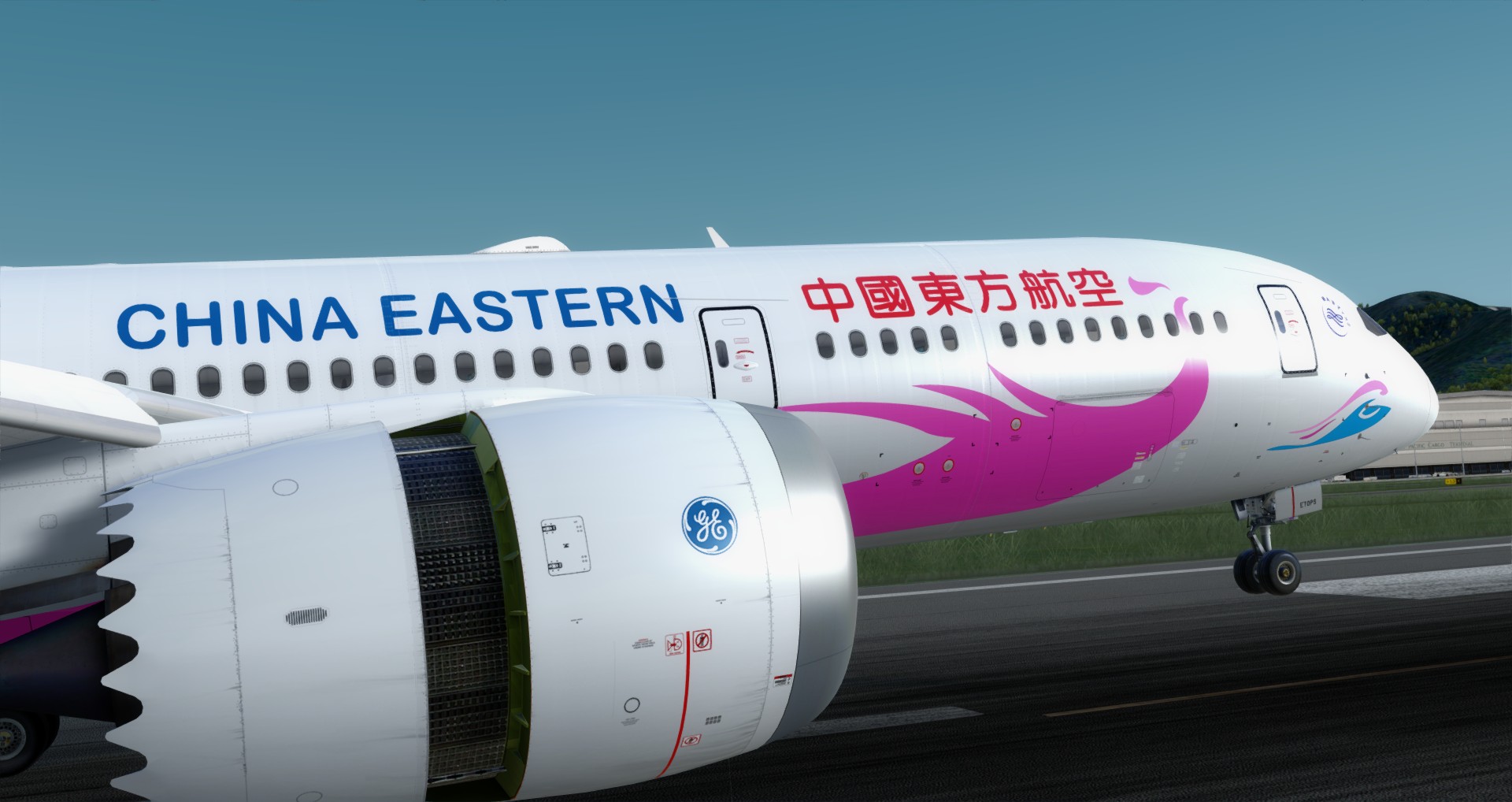 P3D V4 789 China Eastern Airlines ZSPD-VHHH-7222 