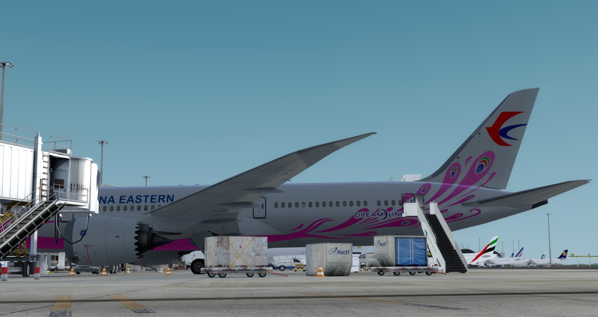 P3D V4 789 China Eastern Airlines ZSPD-VHHH-3008 