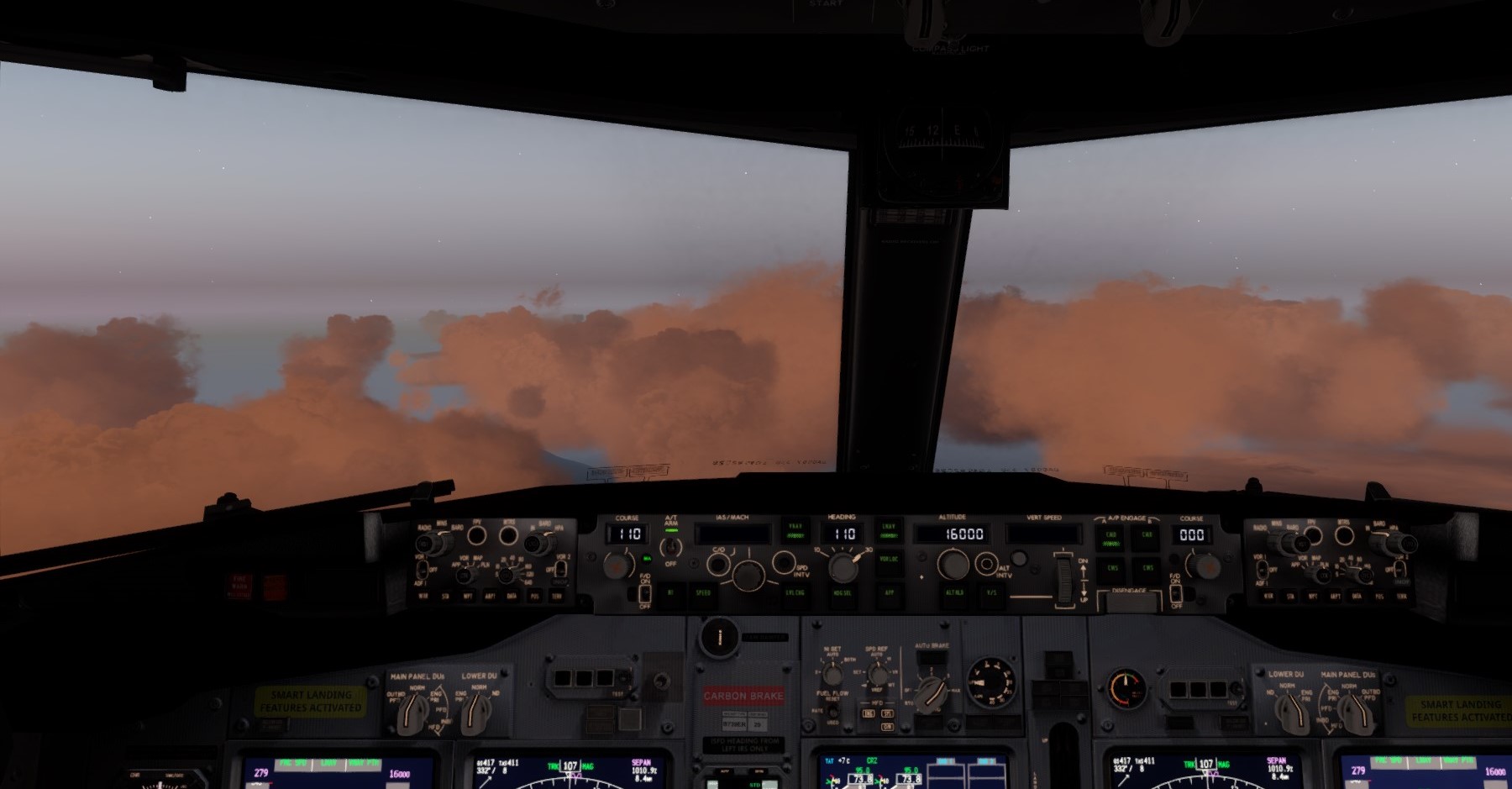 sunset over Bali-543 