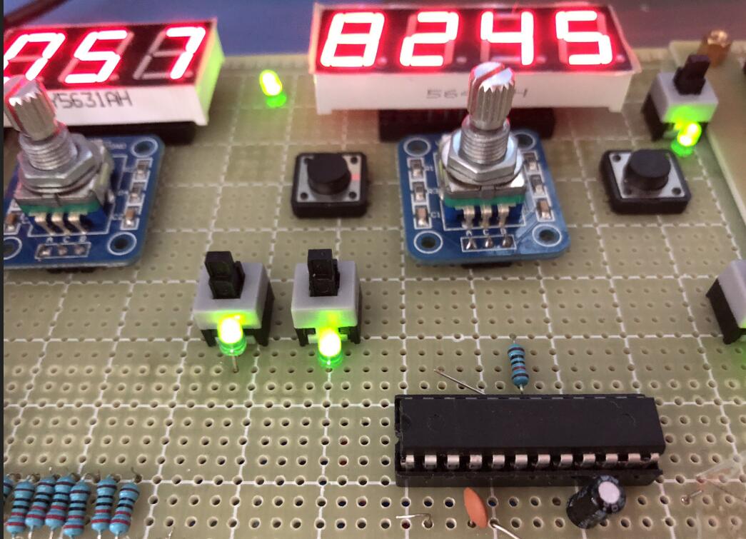 自制的简易MCP！Arduino+SimConnect-1058 