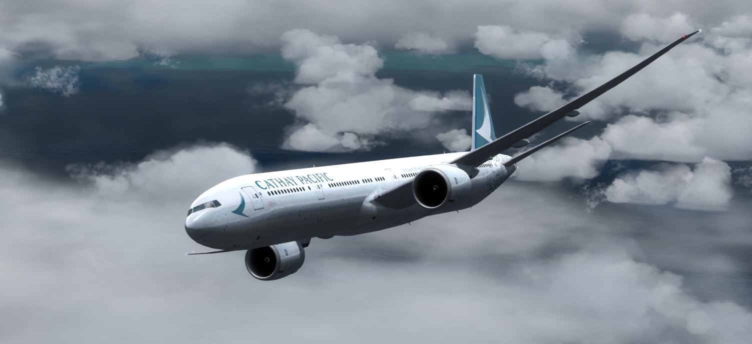 Boeing 777-300 Cathay - The Spirit of Hong Kong Livery  B-HNK