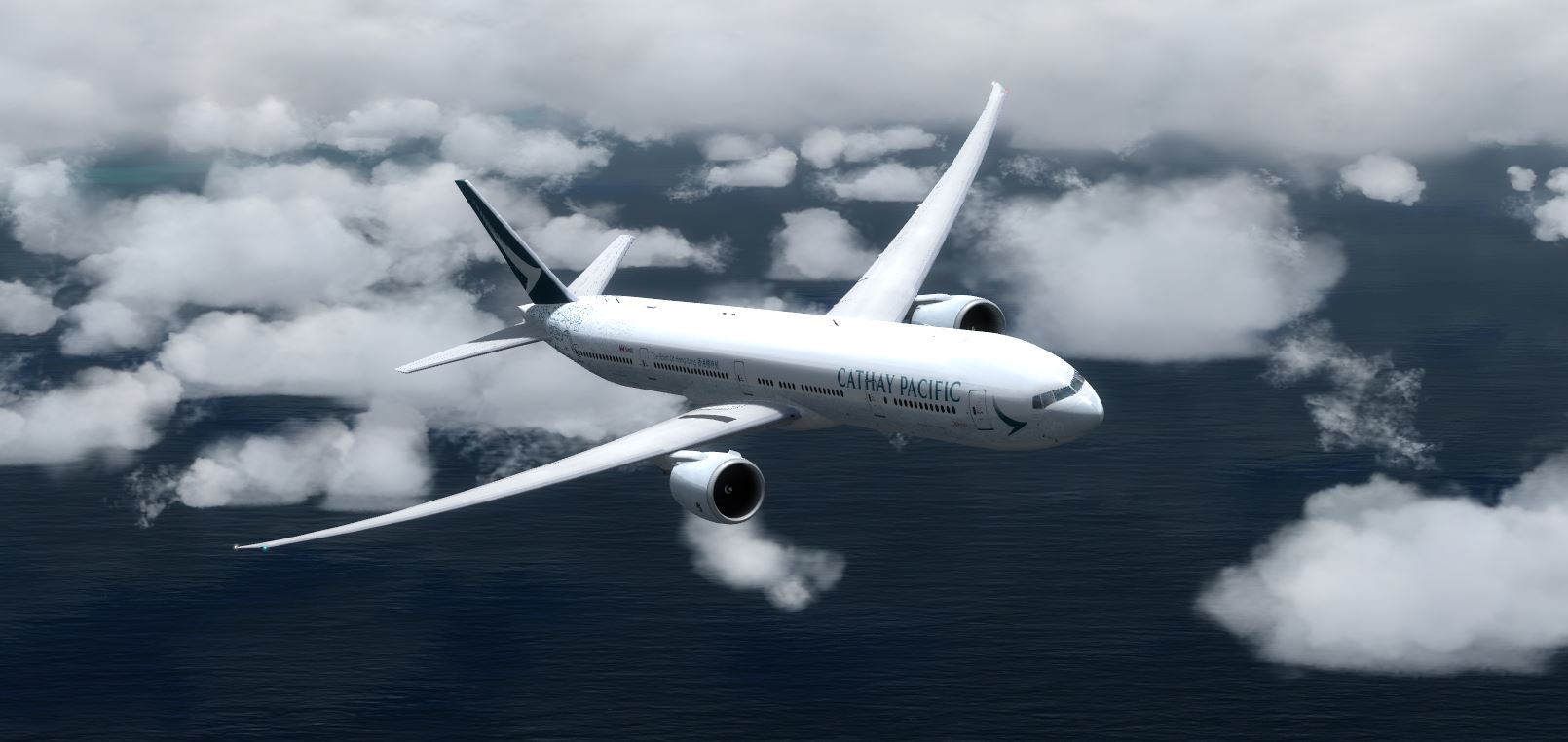 Boeing 777-300 Cathay - The Spirit of Hong Kong Livery  B-HNK