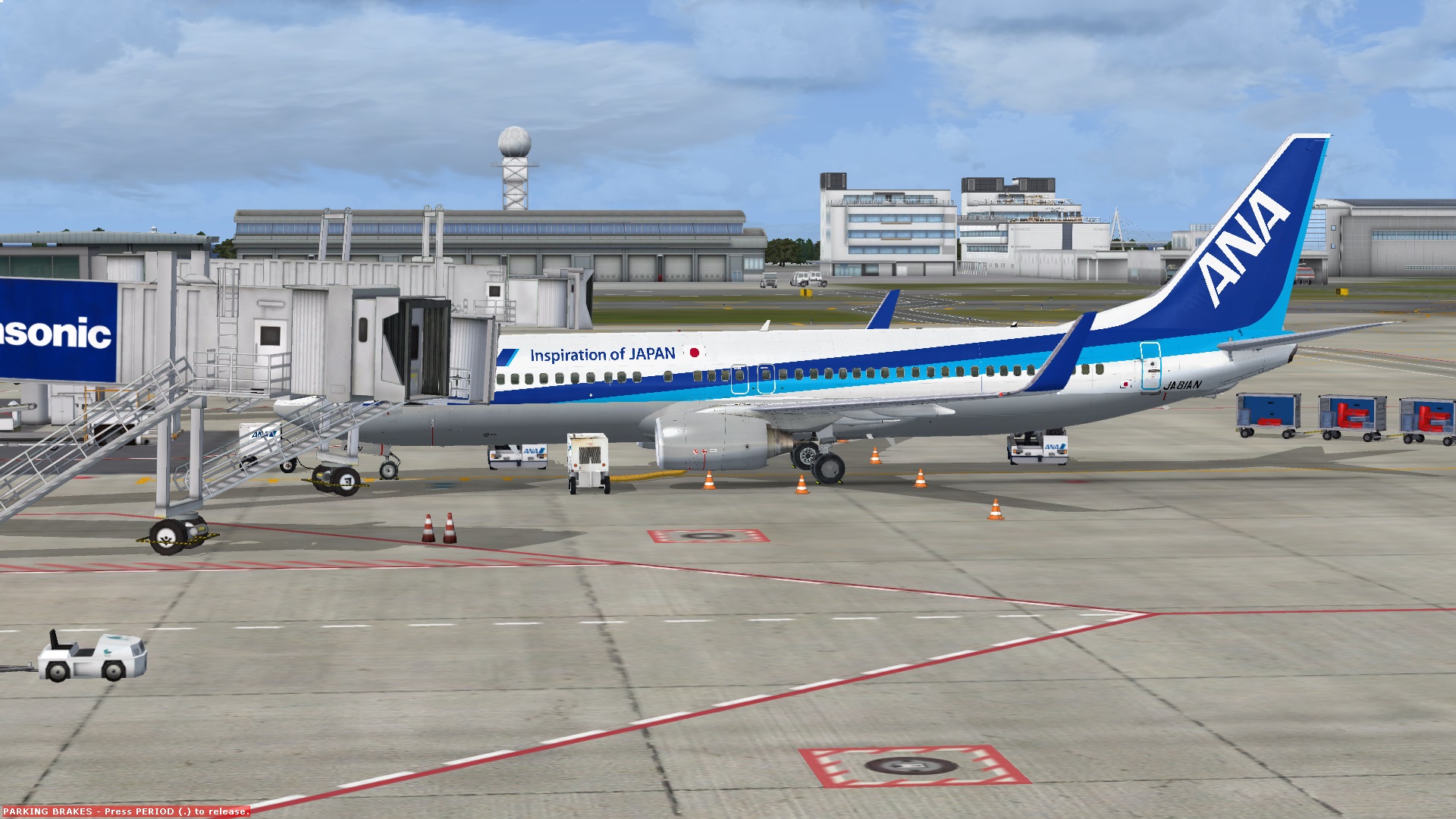 复习737NG 全日空NH1784 新石桓空港-关西空港-4102 