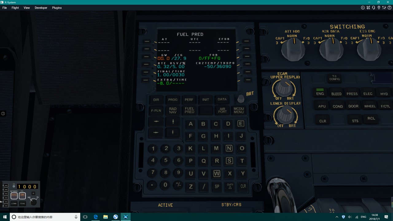JARDesign 320 FMC 如何输入GW-1810 