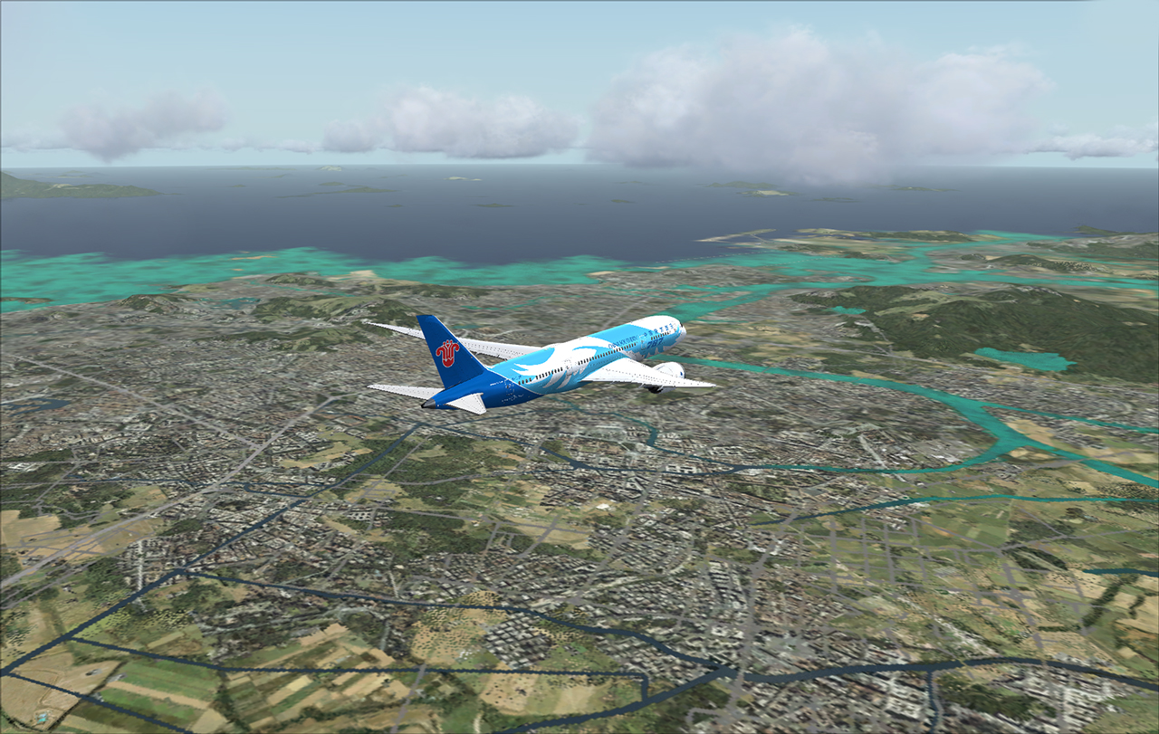 QualityWings南航787试飞ZGGG-VHHH-3121 