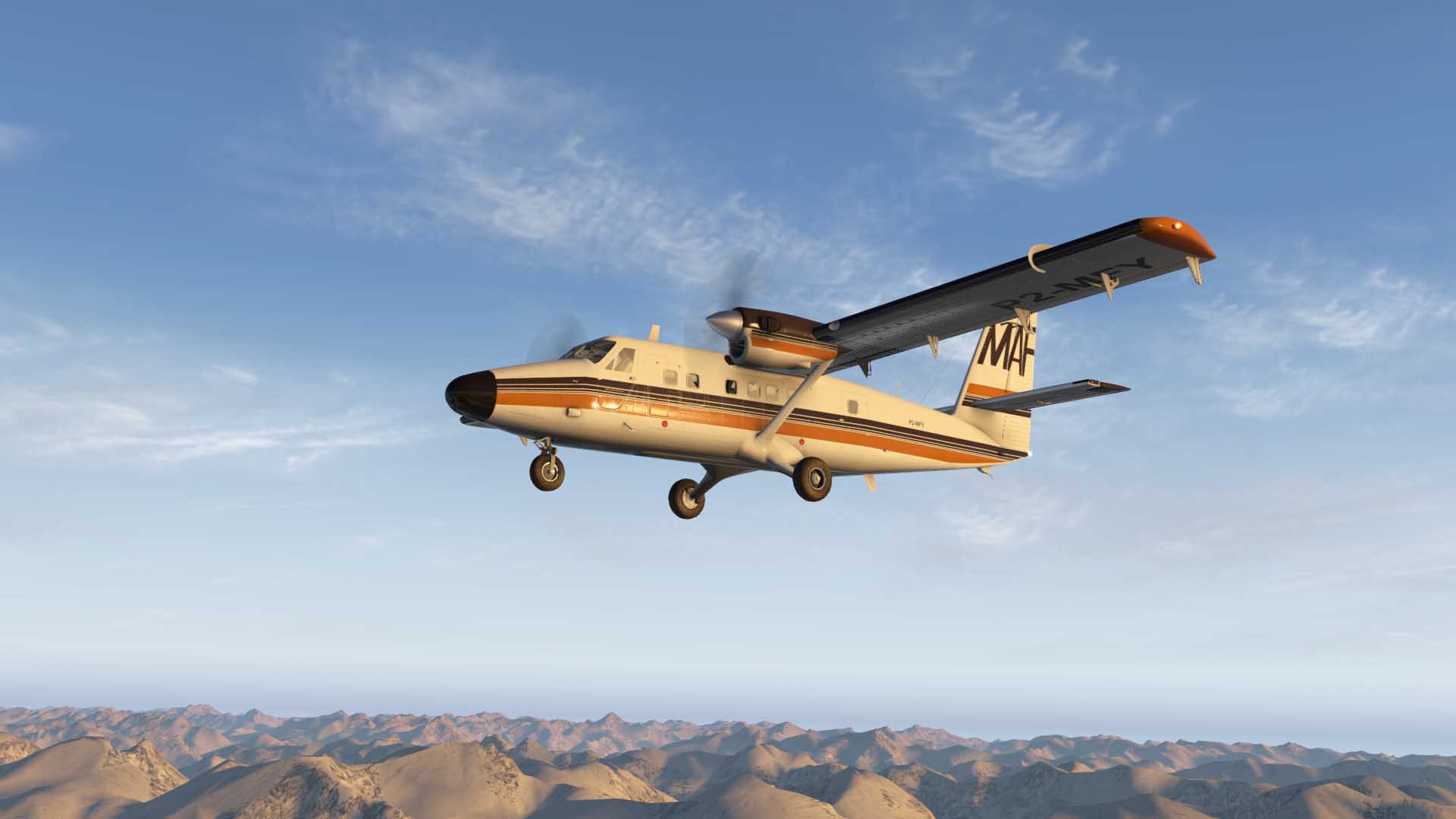 FSEconomy任务CYYC--CYLM冬季DHC-6 Twin Otter-3616 