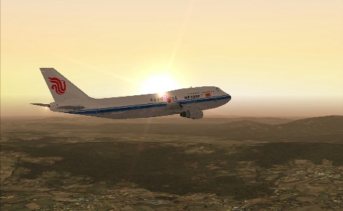 飞机上的日出日落-3630 